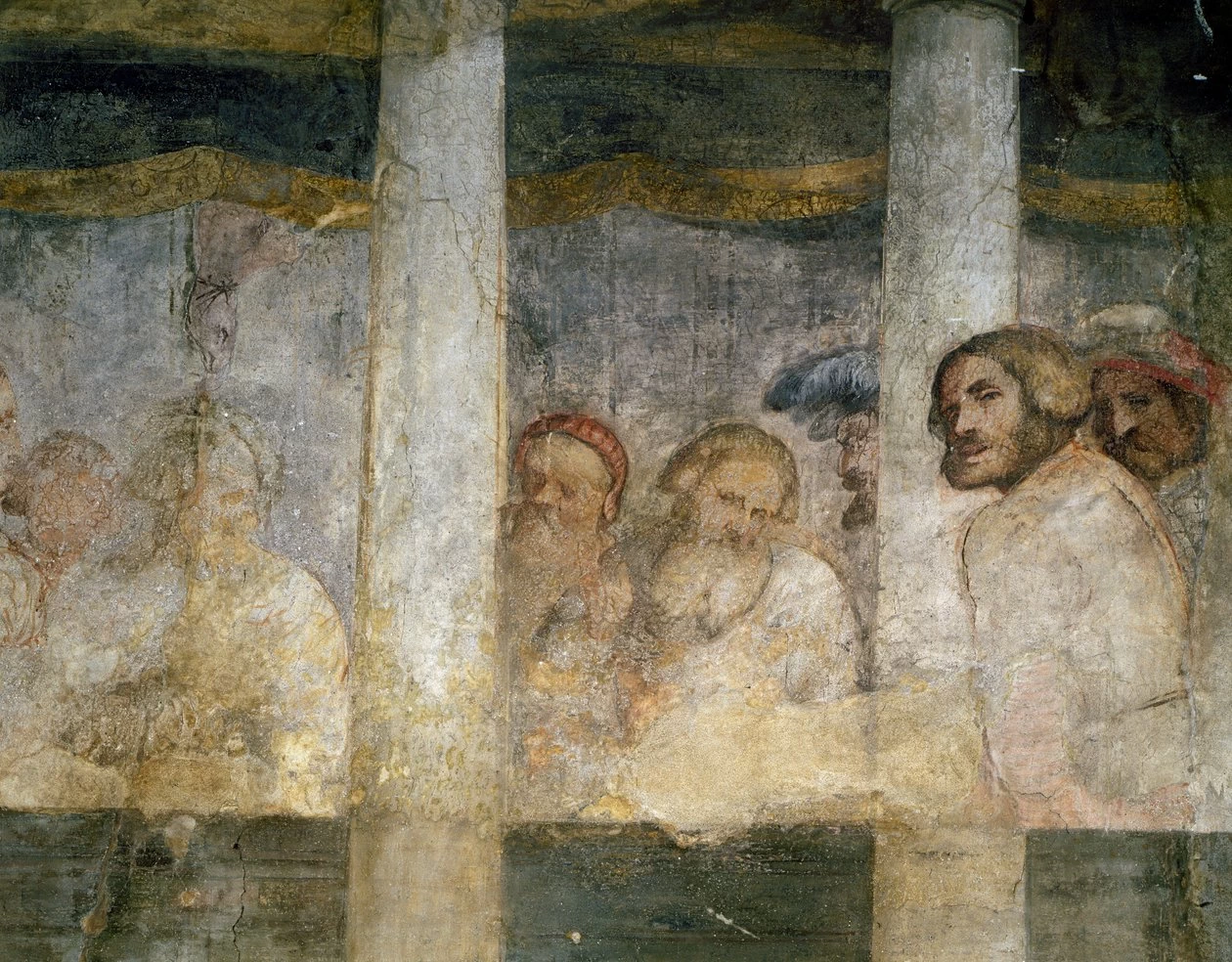 Il Romanino-479-Chiesa di S. Antonio a Breno, Brescia - Episodi da libro del profeta Daniele